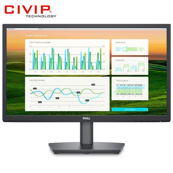 Màn hình Dell LCD E2222HS 21.45Inch (22 Inch, VA FHD, 5ms, 250cd, 60Hz, HDMI / VGA / DisplayPort) - Tích hợp Loa