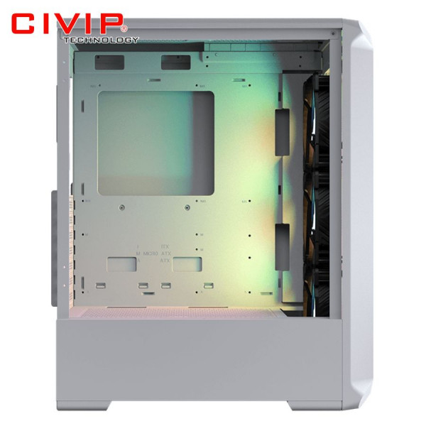 Case Cougar Archon 2 Mesh RGB - White (Kèm 3 quạt RGB, ATX / mATX / mITX)