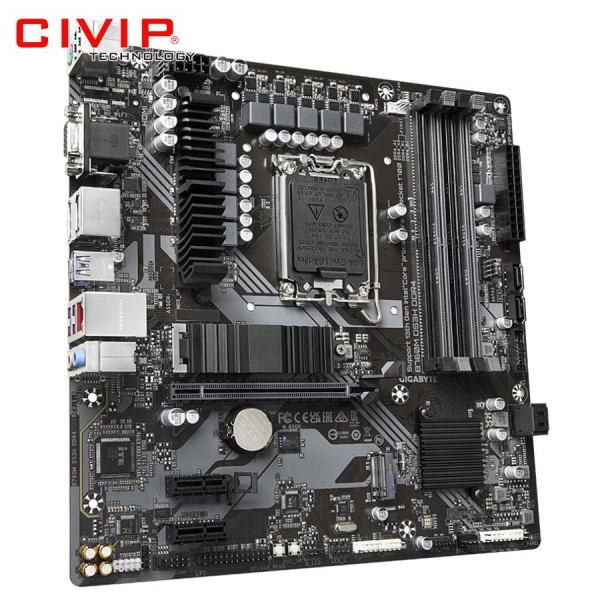 Mainboard Gigabyte B760M DS3H DDR4 (Chipset B760, Socket Intel LGA1700, DDR4, DP / HDMI / VGA, mATX)