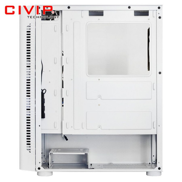 Vỏ Case vi tính Montech X1 White CA0X1WH000MT (Kèm 4 quạt RGB, ATX / mATX / mITX)