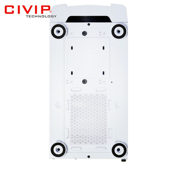 Vỏ Case vi tính Montech X1 White CA0X1WH000MT (Kèm 4 quạt RGB, ATX / mATX / mITX)