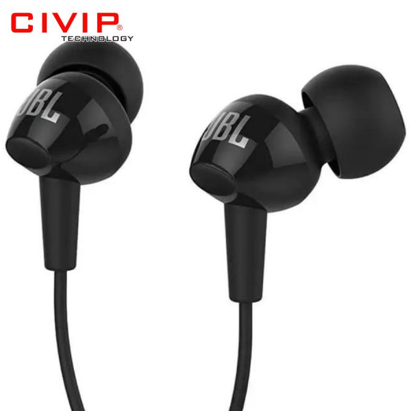 Tai nghe nhét tai JBL C200 jack 3.5mm JBLC200SIUBLK