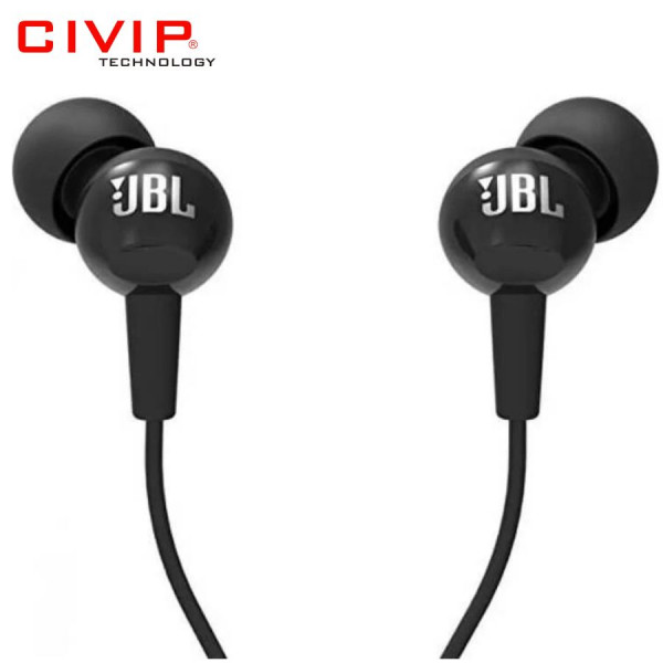 Tai nghe nhét tai JBL C200 jack 3.5mm JBLC200SIUBLK