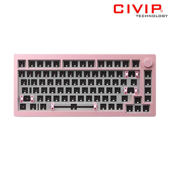 Kit bàn phím cơ MonsGeek M1 QMK (Full Nhôm – Mạch xuôi – QMK / VIA – PCB Stab)