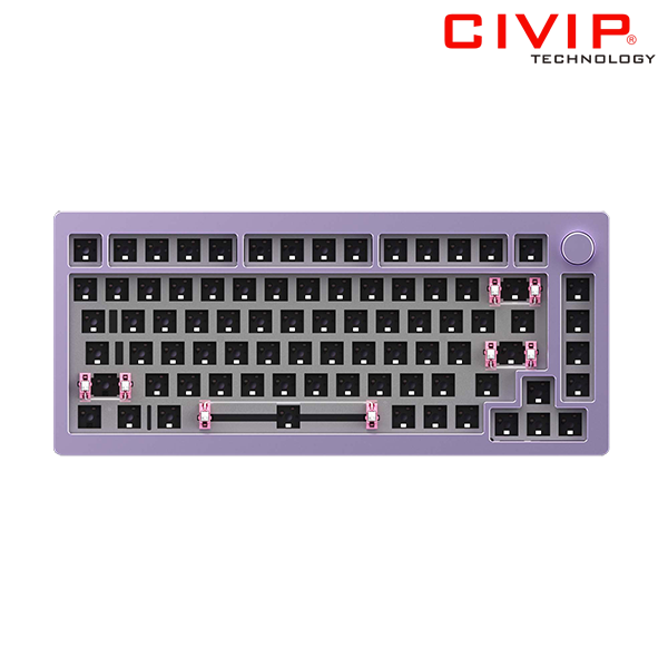 Kit bàn phím cơ MonsGeek M1 QMK (Full Nhôm – Mạch xuôi – QMK / VIA – PCB Stab)