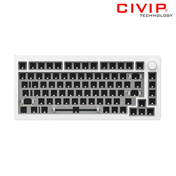 Kit bàn phím cơ MonsGeek M1 QMK (Full Nhôm – Mạch xuôi – QMK / VIA – PCB Stab)
