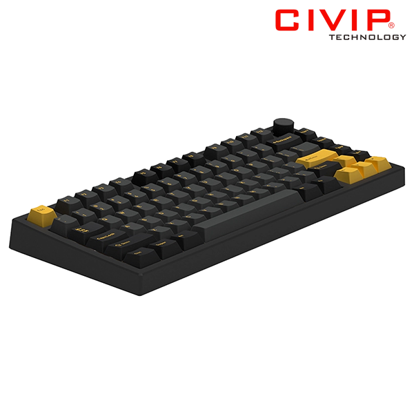 Bàn phím cơ GP75 Black Polar Night, Kailh Box Brown Switch