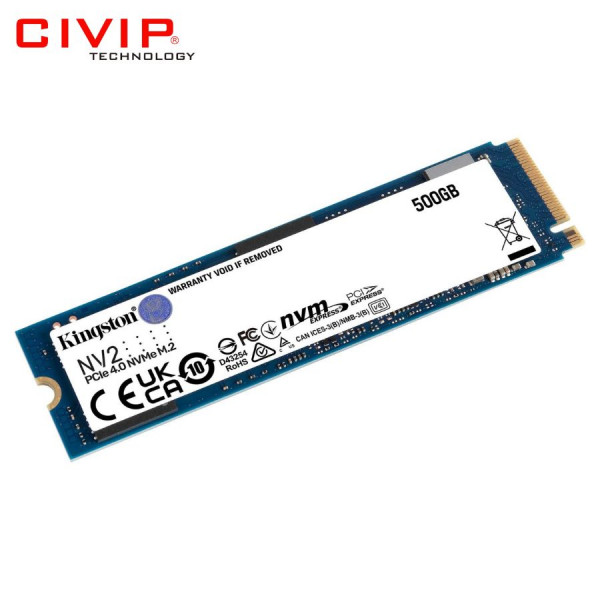 Ổ cứng SSD Kingston NV2 500GB M.2 NVMe PCIe Gen4x4 (SNV2S/500G)