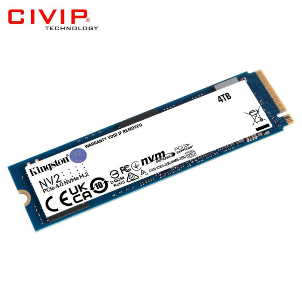SSD Kingston NV2 4TB M.2 NVMe PCIe Gen4x4 (SNV2S/4000GB)