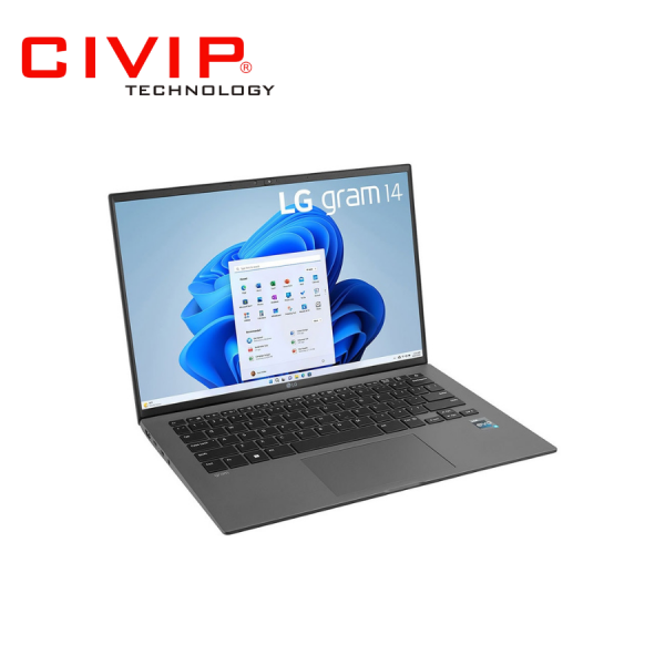 Laptop LG Gram 2023 14Z90R-G.AH53A5 (i5-1340P/Ram 16GB/ 256GB, Intel Iris Xe, Màn hình 14 inch/ WUXGA 1920 x 1200/ Win 11/ Grey)