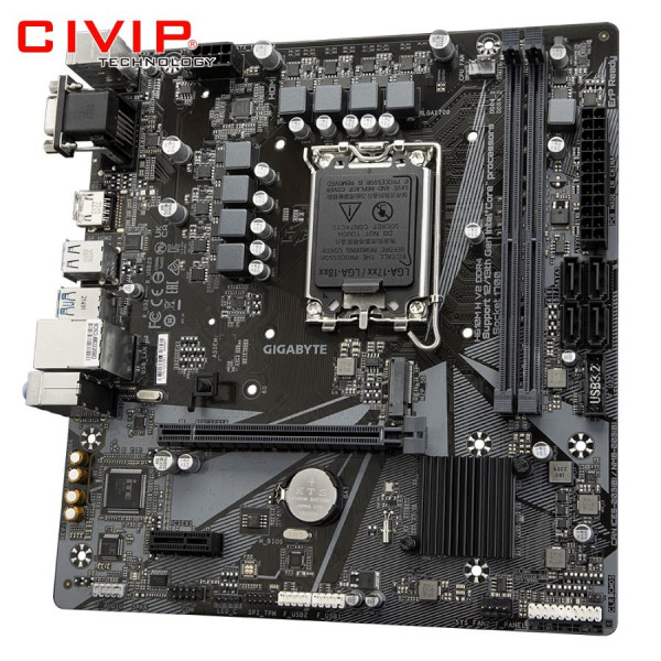 Mainboard Gigabyte H610M H V3 DDR4 (Chipset H610, CPU Intel LGA 1700, Ram DDR4, VGA / HDMI)