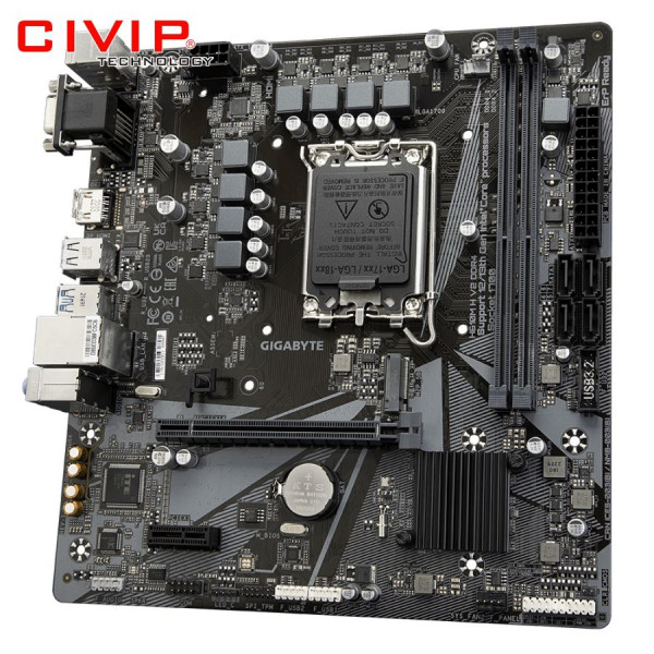 Mainboard Gigabyte H610M H V2 DDR4 (Chipset H610, CPU Intel LGA 1700, Ram DDR4, VGA / HDMI)