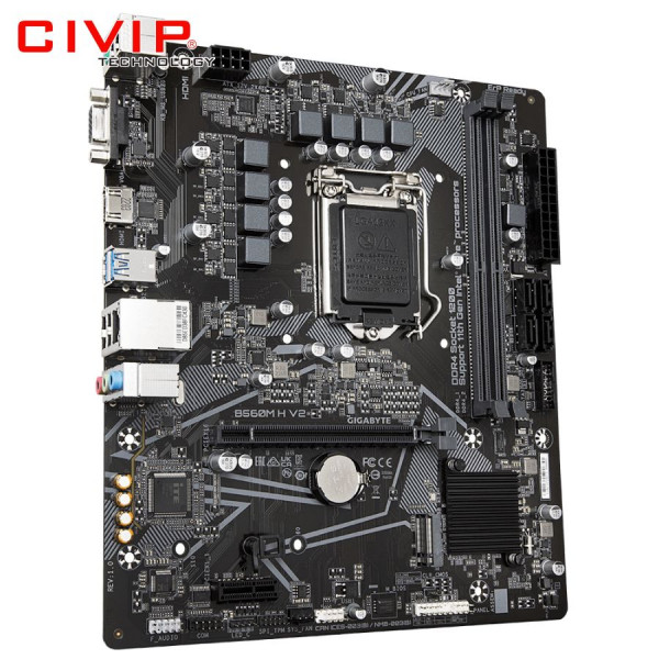 Mainboard Gigabyte B560M H V2 (Chipset B560, CPU Intel LGA 1200, DDR4, mATX, VGA / HDMI)