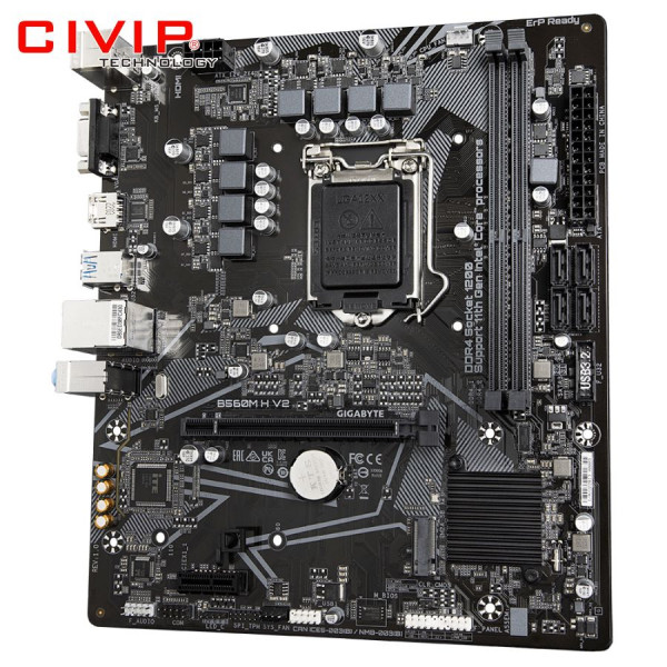 Mainboard Gigabyte B560M H V2 (Chipset B560, CPU Intel LGA 1200, DDR4, mATX, VGA / HDMI)