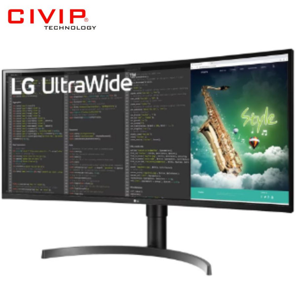 Màn hình LCD LG 35WN75CN-B 35Inch (Cong WQHD, 35Inch VA, 5ms, 300 cd/m², 100Hz, HDMI | DP | Type C)