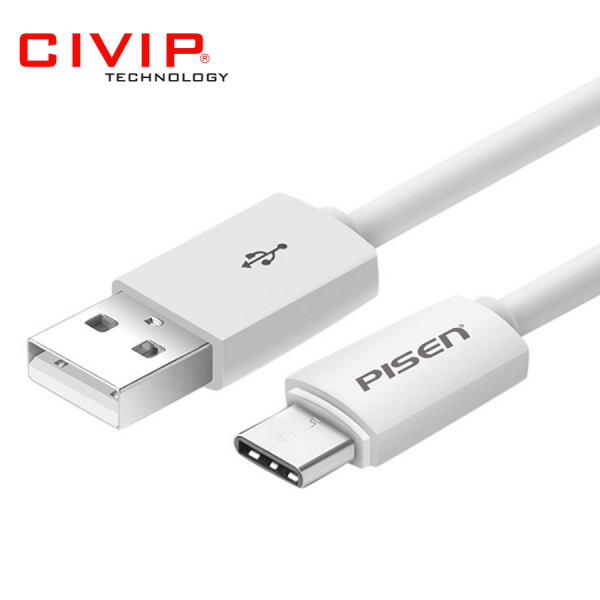 Cáp sạc điện thoại PISEN Fast Type C 3A 0,9M (TC25-900)