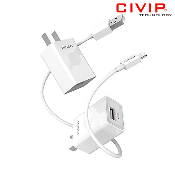 Củ sạc PISEN USB Charger 2A TS-C132