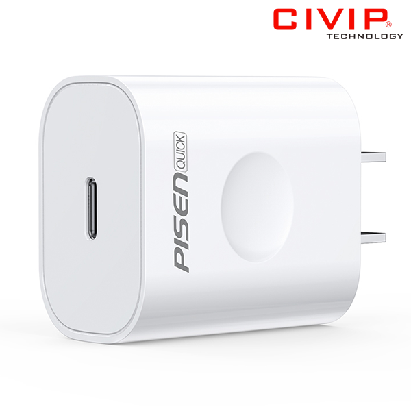 Củ Sạc PISEN Type-C Wall Charger (PD3.0/18W) TS-C118
