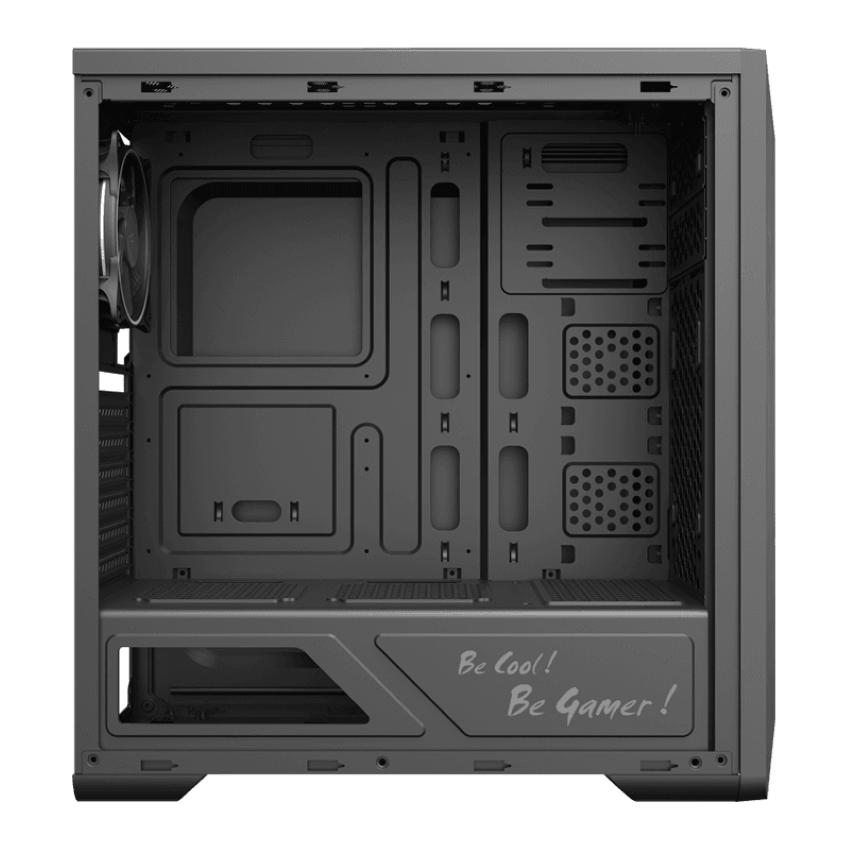 Vỏ Case  GAMEMAX G527 SHINE (Mid Tower/Màu Đen/Led RGB)
