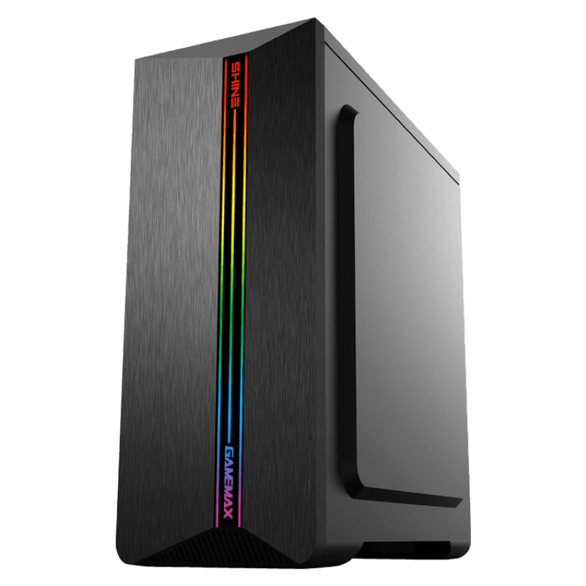 Vỏ Case  GAMEMAX G527 SHINE (Mid Tower/Màu Đen/Led RGB)