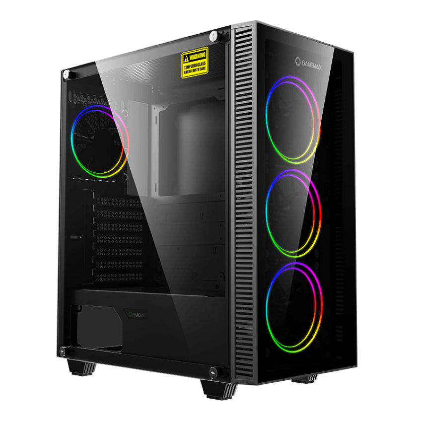 Vỏ Case GAMEMAX Draco XD (Mid Tower/Mầu Đen)