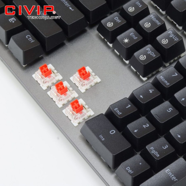 Bàn phím cơ có dây NEWMEN GM369 Brown Switch (Hotswap)