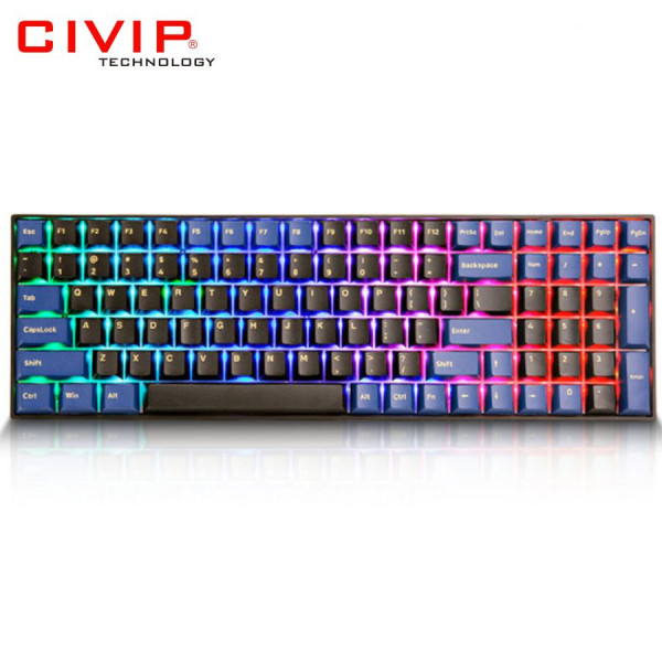 Bàn phím cơ không dây NEWMEN Dual Mode GM1000 (Tiên Hạc - Trăng-Mây) - G-pro Yellow Switch