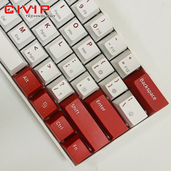 Bàn phím cơ không dây NEWMEN Dual Mode GM610Dy - Switch G-pro Red