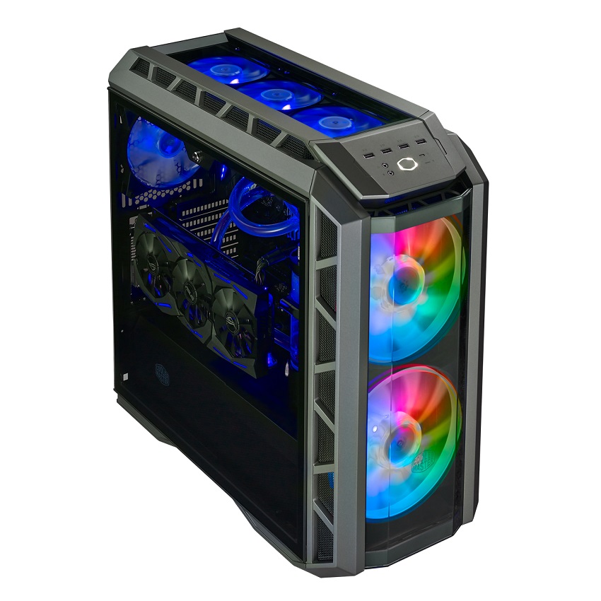 Case Coolermaster Masterbox H500P TG ARGB (Mid Tower/Màu đen/Led ARGB)