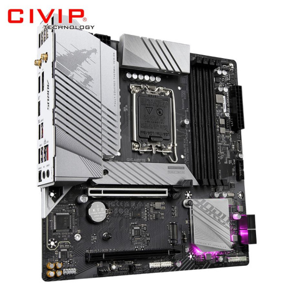 Bo mạch chủ Mainboard GIGABYTE B760M AORUS ELITE AX DDR5 (Chipset B760, Socket Intel LGA1700, DDR5, DP / HDMI, mATX)