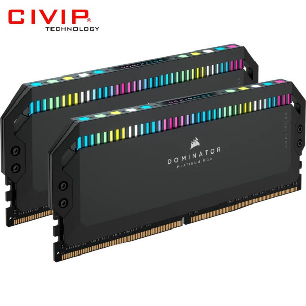 Bộ nhớ trong Ram PC Corsair Dominator Platinum RGB 64GB (2x32GB) 5200Mhz Dominator Platinum RGB