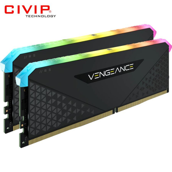 Bộ nhớ trong Ram PC Corsair Vengeance RGB RS 64GB/3200Mhz (2x32GB) DDR4 (CMG64GX4M2E3200C16)