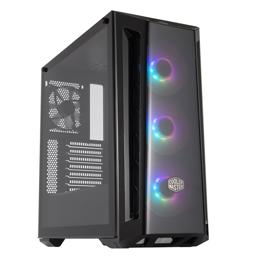 Case Coolermaster Masterbox MB520 TG ARGB (Mid Tower/Màu đen/Led ARGB)