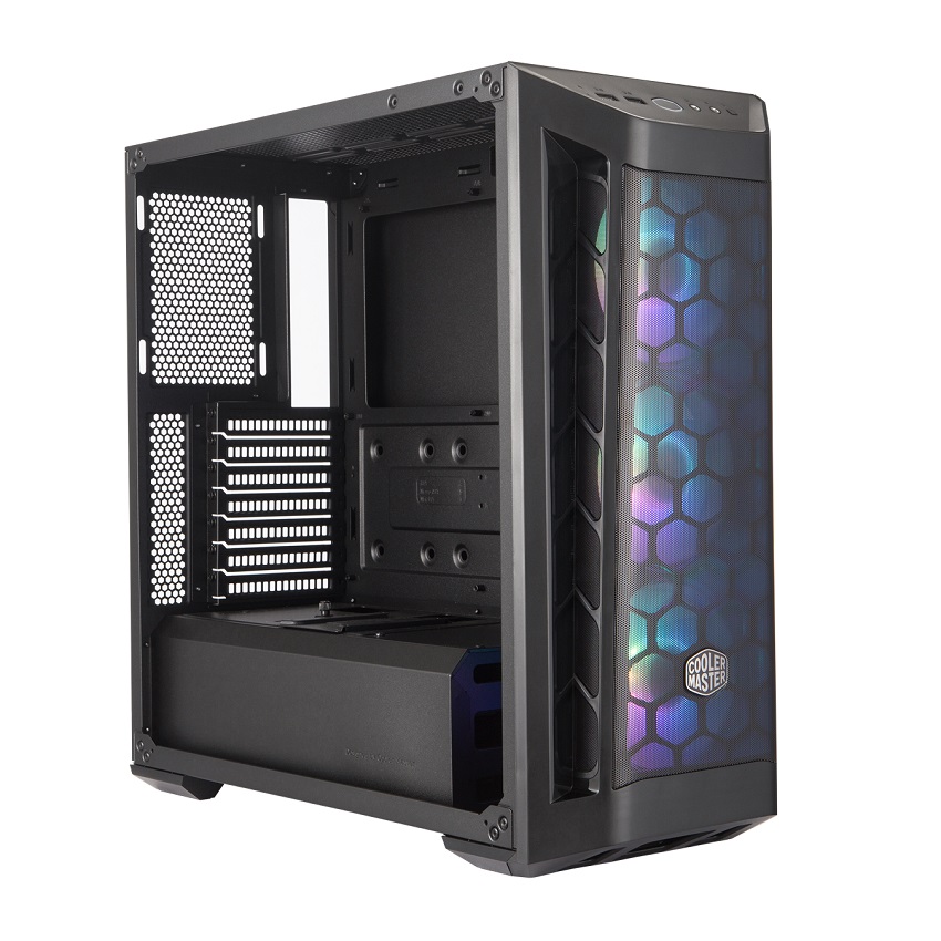 Case Coolermaster Masterbox MB511 TG ARGB (Mid Tower/Màu đen/Led ARGB/Mặt lưới)