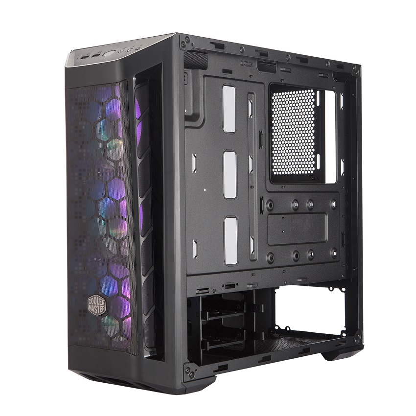 Case Coolermaster Masterbox MB511 TG ARGB (Mid Tower/Màu đen/Led ARGB/Mặt lưới)