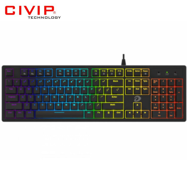 Bàn phím cơ có dây DareU EK1280s V2 Black Blue Switch