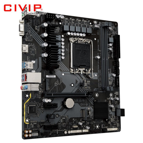 Mainboard GIGABYTE B760M D2H DDR4 (Chipset B760, Socket Intel LGA1700, DDR4, HDMI / VGA, mATX)