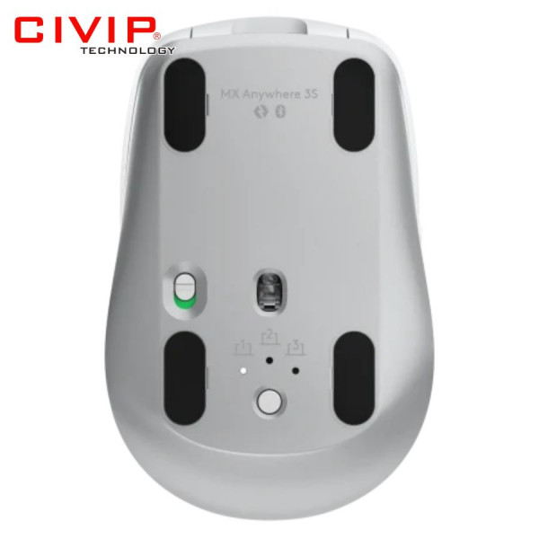 Chuột Bluetooth Logitech MX ANYWHERE 3S - PALE GREY