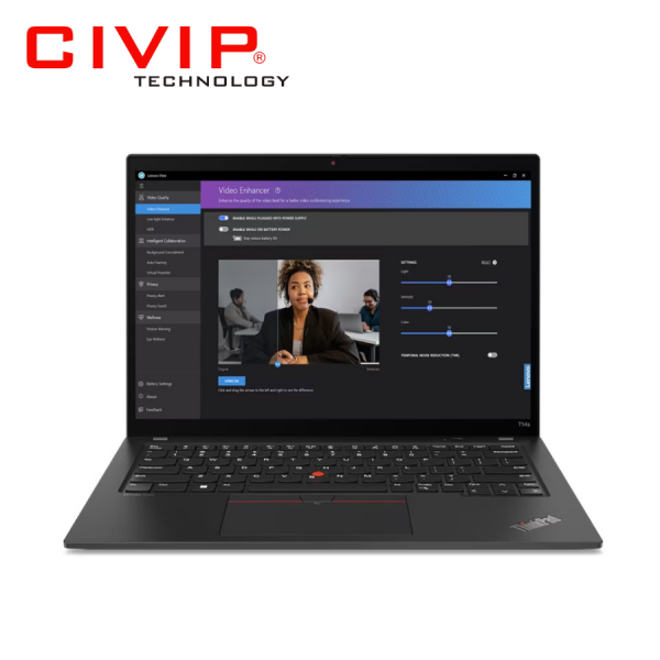 Laptop Lenovo ThinkPad T14S GEN 4 21F60082VA (Core i7 1355U/ 16GB/ 512GB SSD/ Intel Iris Xe Graphics/ 14.0inch 2.2K/ NoOS/ Black/ Carbon Fiber/ 3 Year)