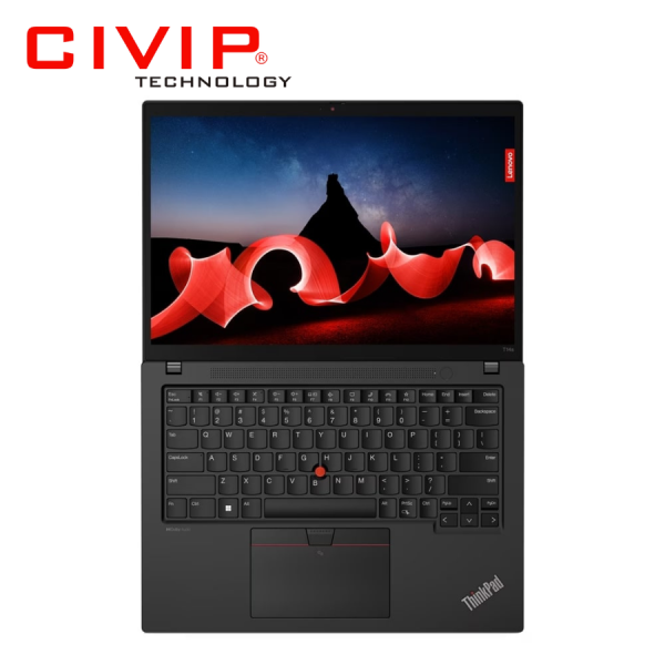Laptop Lenovo ThinkPad T14S GEN 4 21F6007TVN (Core i7 1355U/ 16GB/ 512GB SSD/ Intel Iris Xe Graphics/ 14.0inch 2.2K/ Windows 11 Pro/ Black/ Carbon Fiber/ 3 Year)