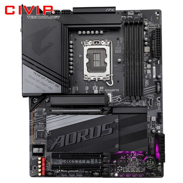 Mainboard GIGABYTE Z790 AORUS ELITE X AX DDR5 (Chipset Z790, Socket Intel LGA1700, DDR5, HDMI / DP, ATX)