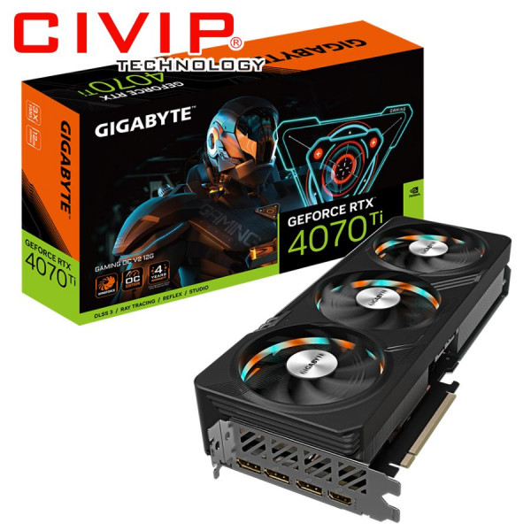 Card màn hình Gigabyte GeForce RTX­­™ 4070 Ti GAMING OC V2 12G (GV-N407TGAMING OCV2-12GD)