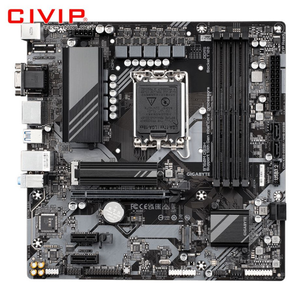 Mainboard GIGABYTE B760M DS3H DDR5 (Chipset B760, Socket Intel LGA1700, DDR5, DP / HDMI / VGA, mATX)