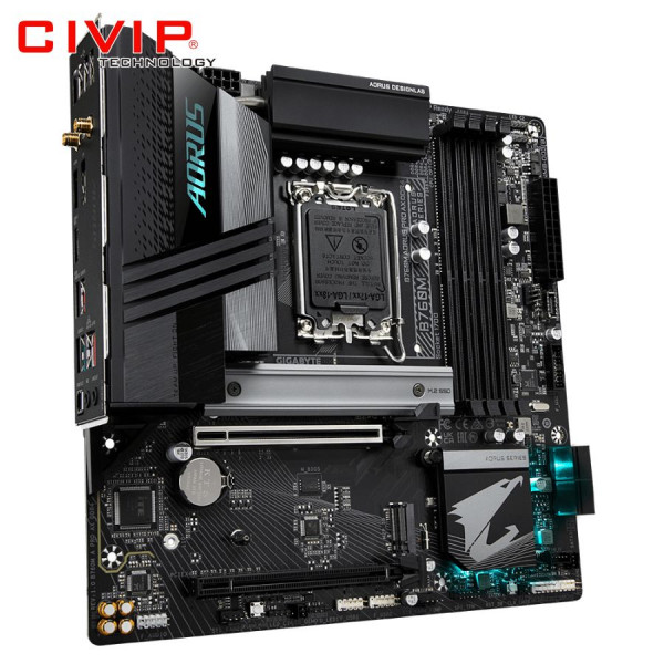 Mainboard GIGABYTE B760M AORUS PRO AX DDR4 (Chipset B760, Socket Intel LGA1700, DDR4, DP / HDMI, m-ATX)