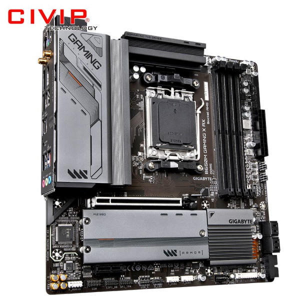 Mainboard GIGABYTE B650M Gaming X AX DDR5 (Chipset B650M, Socket AMD AM5, DDR5, DP / HDMI, mATX)