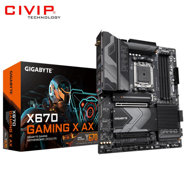 Mainboard GIGABYTE X670 Gaming X AX DDR5 (Chipset X670, Socket AMD AM5, DDR5, HDMI, ATX)