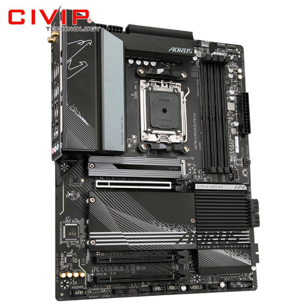 Mainboard GIGABYTE X670 AORUS ELITE AX DDR5 (Chipset X670, Socket AMD AM5, DDR5, HDMI, ATX)