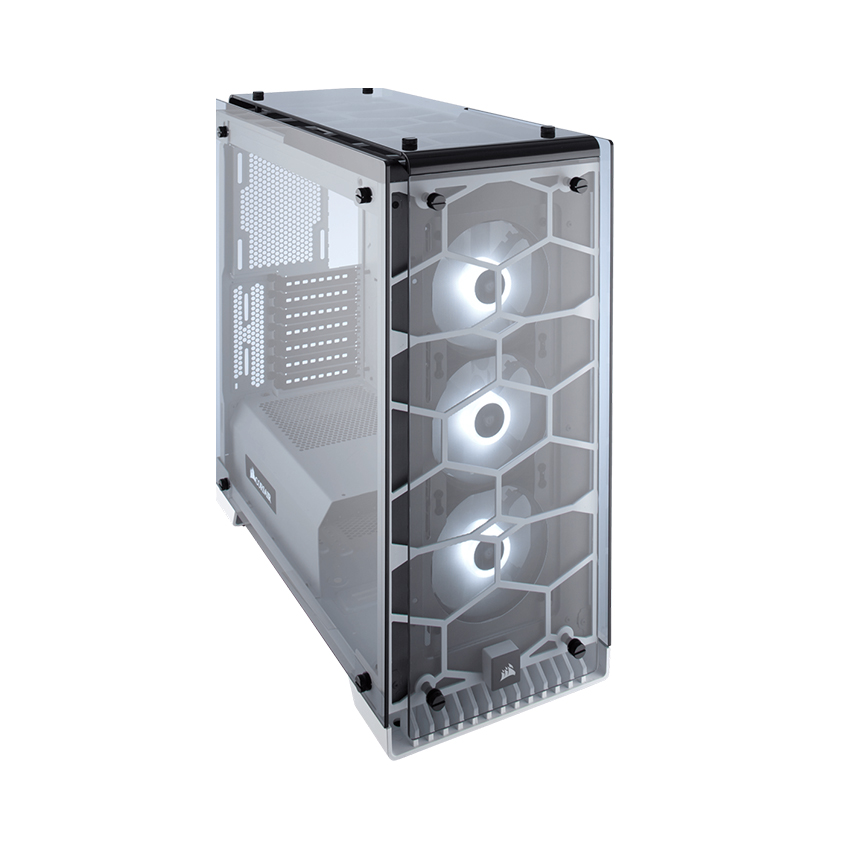 Case Corsair Crystal Series 570X (Mid Tower/Màu Trắng/Led RGB)