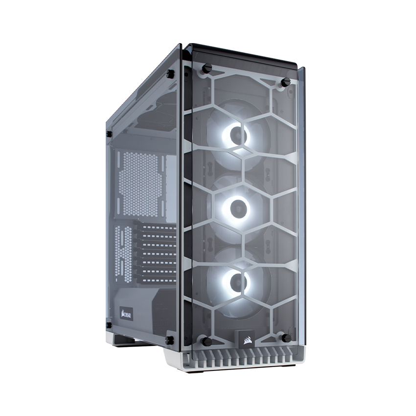 Case Corsair Crystal Series 570X (Mid Tower/Màu Trắng/Led RGB)
