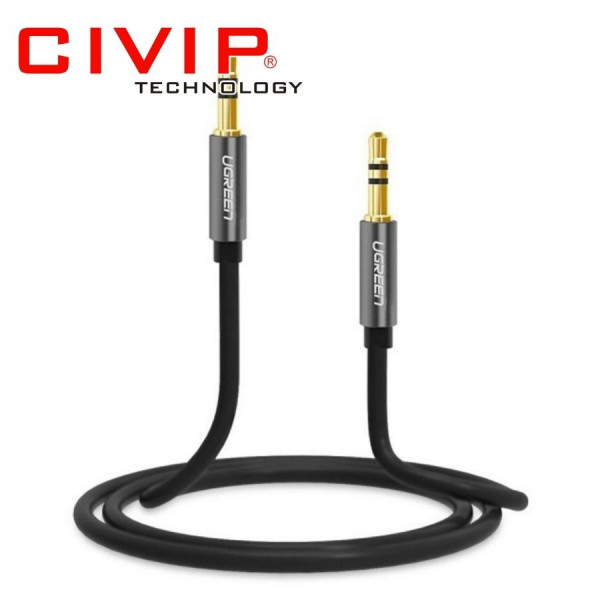 Cáp Audio 3.5mm dài 2M mạ vàng 24K Ugreen 10735